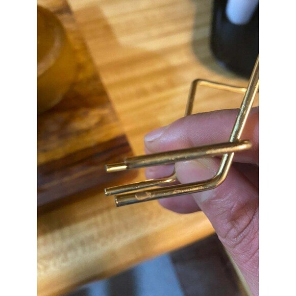 Vintage Amber Glass Chip and Dip Bowl - Picture 9 of 11